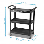 STAHLWERK Количка за инструменти TC-92 ST