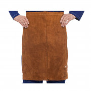 WELDAS Кожена престилка за заваряване за талия Lava Brown™ 44-7124, 60 см x 60 см