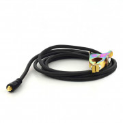 Комбо Заваръчни кабели с ръкохватка A-TYPE / EH02 | 300A и щипка маса GC04 type А / 300А - 25 мм²