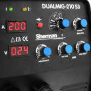 Инверторен заваръчен апарат Sherman DUALMIG 210 S3