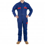 WELDAS Син цял гащеризон за заваряване, забавящ горенето Fire Fox™