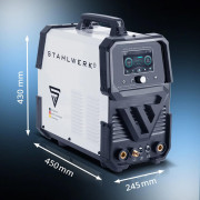 STAHLWERK Заваръчен апарат AC/DC TIG 200 Puls Pro Touch IGBT