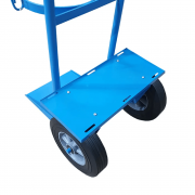 Количка за газови бутилки с рафт