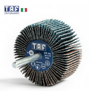 TAF Абразивен моп с ламели от цирконий, едрина 40, вал 6 mm