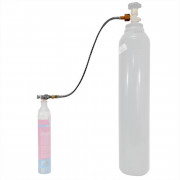 TECWELD Маркуч за самостоятелно пълнене на бутилки/капсули Sodastream Pink + комплект резервни уплътнения