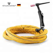 STAHLWERK Защитно гъвкаво покритие за шланг от естествена кожа - 5 метра