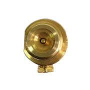 Двупътен месингов вентил за патрони Sodastream, син вариант