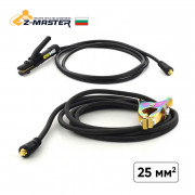 Комбо Заваръчни кабели с ръкохватка A-TYPE / EH02 | 300A и щипка маса GC04 type А / 300А - 25 мм²