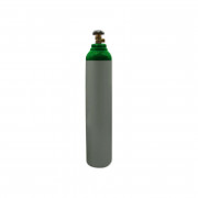 Стоманена бутилка за Aргон/CO₂ - пълна , капацитет 8 литра, 200 бара с тръба за утаяване