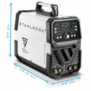 STAHLWERK 4-в-1 Комбиниран заваръчен апарат AC/DC TIG 200 Pulse D CUT