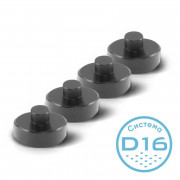 STAHLWERK 4 x Дистанционни затягащи болта 44 x 15 mm, система D16