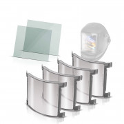 STAHLWERK Комплект от 6 резервни слюди за заваръчна маска TITAN