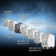 STAHLWERK Цифров заваръчен апарат MIG MAG 200 Spot Pulse Pro