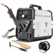 STAHLWERK Mini FLUX 120 ST Digital - Цифров заваръчен апарат за безгазово заваряване с функция ММА