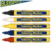 BLEISPITZ Индустриален маркер със заоблен писец, дебелина 4 mm