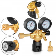 STAHLWERK Редуцир вентил за Аргон/Co2 ST-300 Pro, до 300 бара