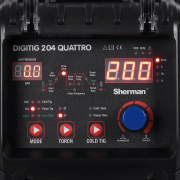 Заваръчен апарат Sherman DIGITIG 204 QUATTRO с плазмен бренер