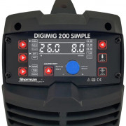 Синергичен инверторен заваръчен апарат Sherman DIGIMIG 200 SIMPLE