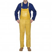 WELDAS Кожен заваръчен гащеризон Golden Brown™ 44-5600