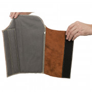 WELDAS Ръкавел за заварчици от телешка кожа Lava Brown ™ 44-7028, 1 брой