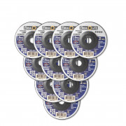 Шлифовъчен диск и шлифовъчен диск 100 х 7 mm за метал и неръждаема стомана от 10 бр.