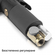 STAHLWERK Комплект орбитален шлифовъчен инструмент със сгъстен въздух OSK-150 ST
