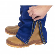 WELDAS Сини памучни панталони за заваряване, забавящи горенето Fire Fox™