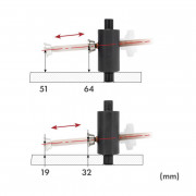 StrongHand Странична стяга, Ø 28 mm