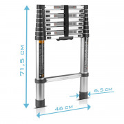 STAHLWERK Телескопична стълба TL-260 ST