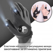 STAHLWERK Работни ръкавици с LED светлина