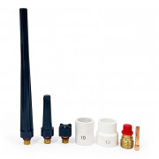 Комплект TIG аксесоари с керамичнa дюзa с цедка #10 и #12 (7 части) за SR-9/20