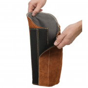 WELDAS Ръкавел за заварчици от телешка кожа Lava Brown ™ 44-7028, 1 брой