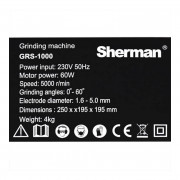 Sherman Настолно заточващо устройство за волфрамови електроди GRS-100