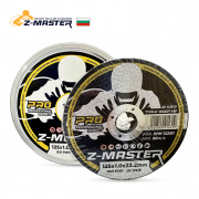Диск за рязане на метал и неръждаема стомана Z-Master PRO, 125 x 1.0 - 10бр. в алуминиева кутия