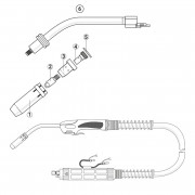 Заваръчен шланг TW-401 Binzel