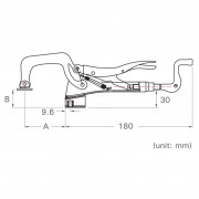 STRONGHAND Заключващи C-скоби за монтиране на маса