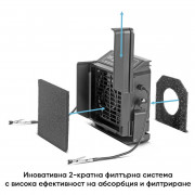 STAHLWERK  Аспиратор за дим с 2 филтъра за запояване FE-27 ST