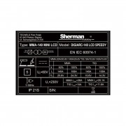 Инверторен заваръчен апарат SHERMAN DIGIARC 140 LCD SPEEDY