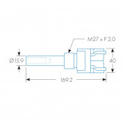 StrongHand Хоризонтална превключваща стяга с адаптер Alpha 28