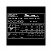 Комплект Инверторен апарат Sherman TIG 201 AC/DC с количка за MIG заваряване