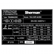 Инверторен заваръчен апарат Sherman TIG 215P AC/DC