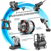 STAHLWERK Безчеткова акумулаторна бормашина - винтоверт ABS-12 ST- 12V/2Ah с магнитна гривна