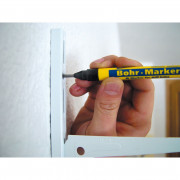 BLEISPITZ Маркер за маркиране на отвори и труднодостъпни зони, черен, блистер