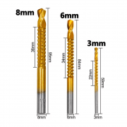 Комплект стъпаловидни свредла с титаниево покритие – 7 части