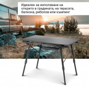 STAHLWERK Комплект къмпинг столове CS-103 ST от 4 бр. с къмпинг маса CT-30 ST