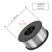Z-Master Неръждаема тръбно-флюсова МИГ тел E308LFC, ø 0.8 mm