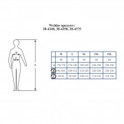 WELDAS Заваръчен памучен гащеризон с кожа Arc Knight® 38-4340