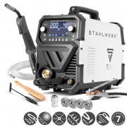 STAHLWERK Цифров заваръчен апарат MIG MAG 200 Spot Pulse Pro