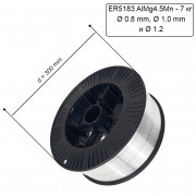 Заваръчна MIG тел ER5183 AlMg4.5Mn - 7 кг