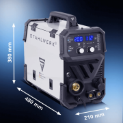 STAHLWERK Комбиниран заваръчен апарат 3-в-1 MTM-200 ST